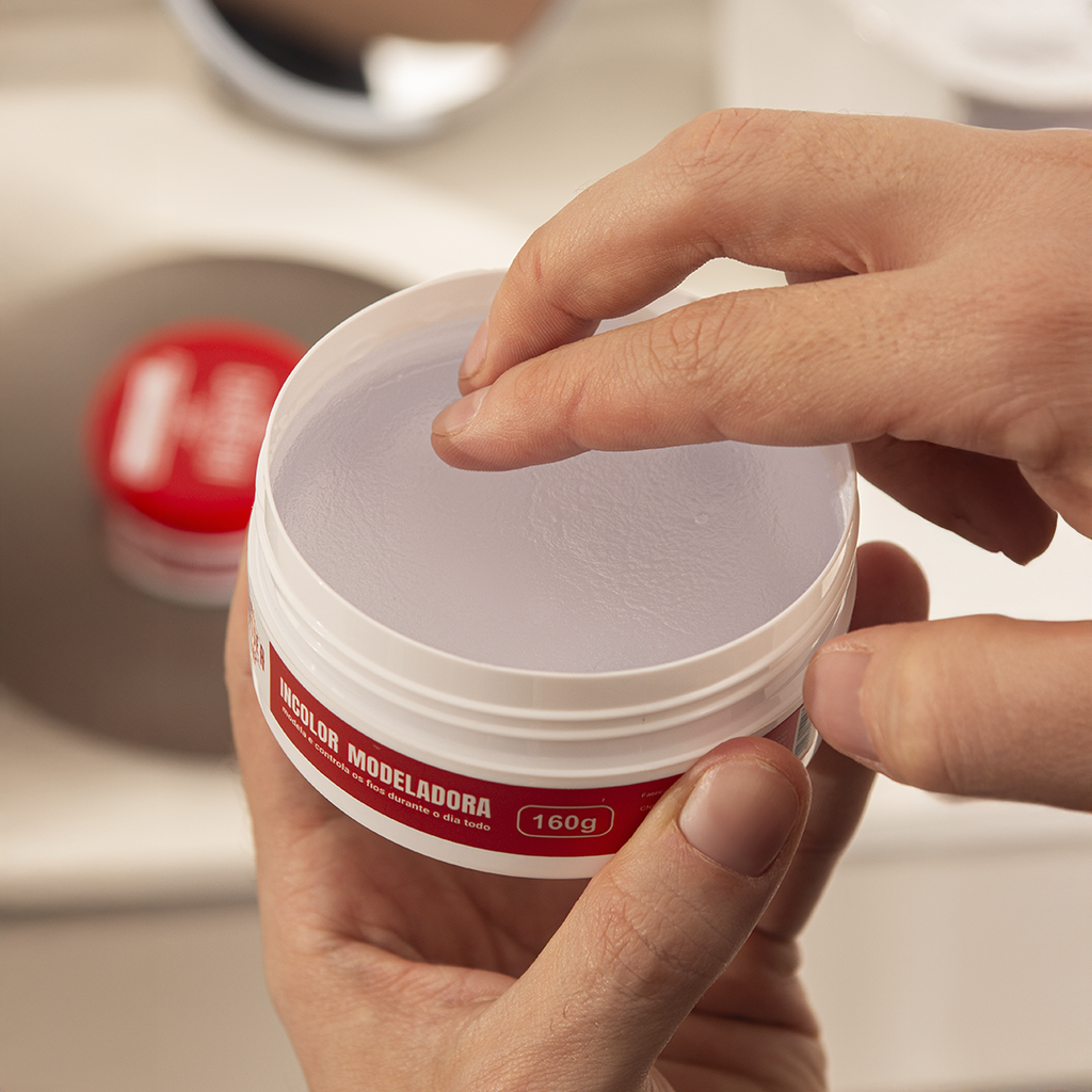 Pasta Modeladora Incolor 160g Efeito Molhado – Classe A