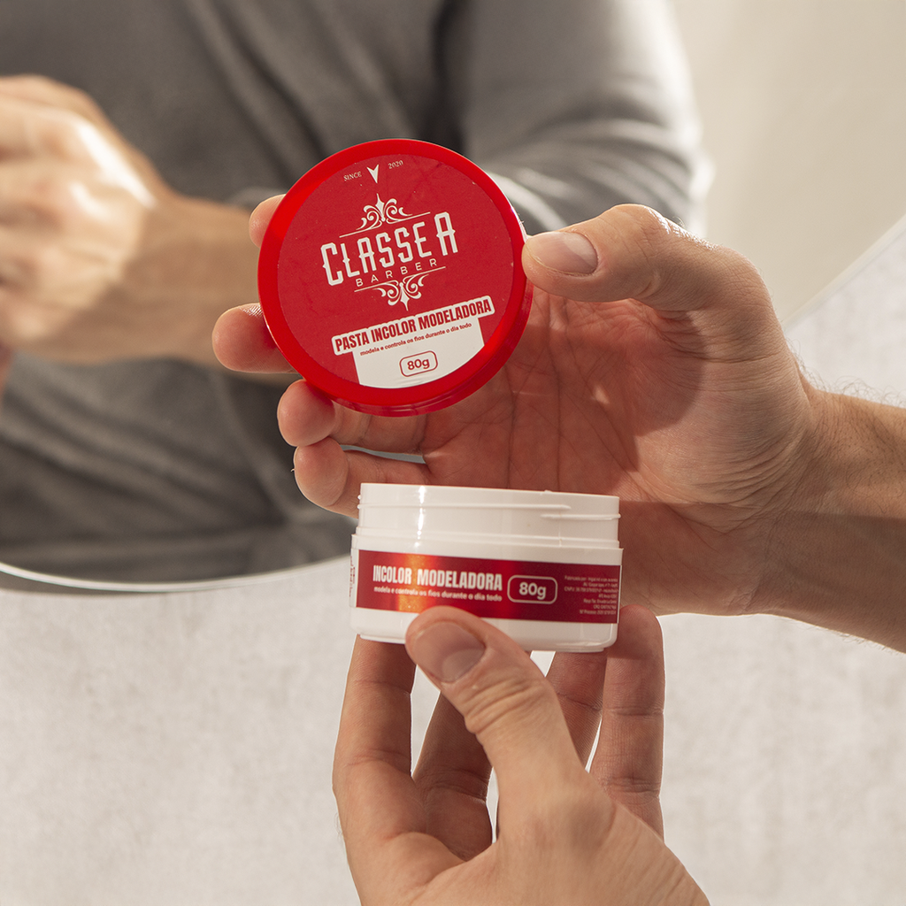 Pasta Modeladora Incolor 160g Efeito Molhado – Classe A