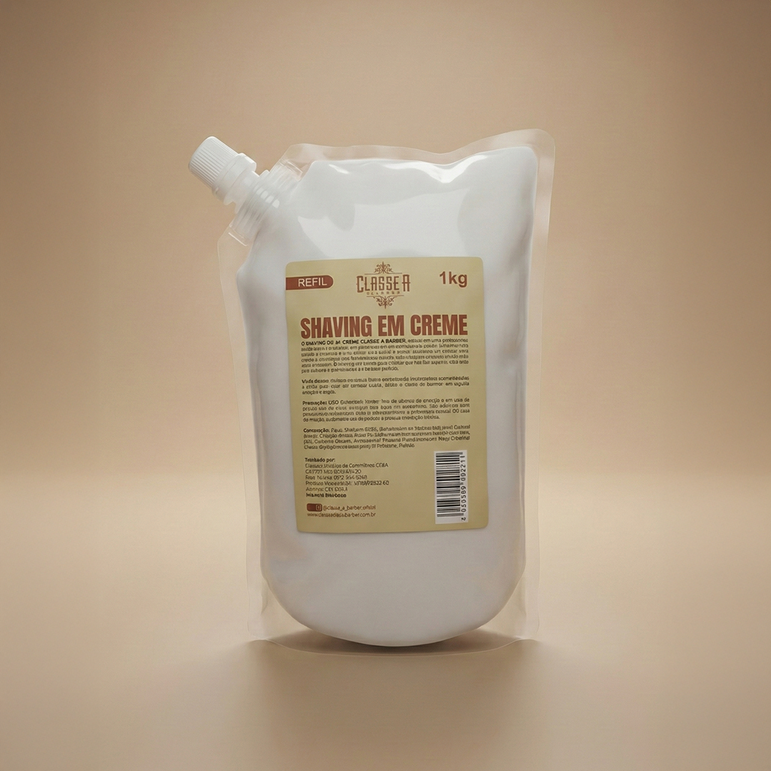 Refil Shaving Creme 1kg - Classe A